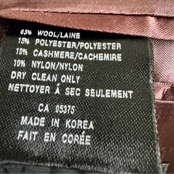 CASHMERE AND WOOL VINTAGE TRENCH SINGLE BREAST  GREY COAT MEN SIZE 38 - Picture 10 of 13